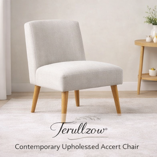 Terullzow™ Contemporary Upholstered Accent Chair, Living rooms, reading nooks, or as a stylish addition to any room